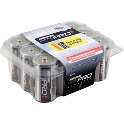 Alkaline C Size Reclosable 12 Pack Batteries ALC-12