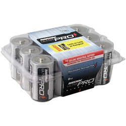 Alkaline D Size Reclosable 12 Pack Batteries ALD-12
