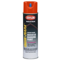 Marking Paint, Fluorescent Red-Orange, Solvent-Based, 20oz AT3701
