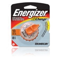 Zinc Air Hearing Aid Batteries, Energizer EZ Change, Size 13 - 8 Pack AZ13EZ-8