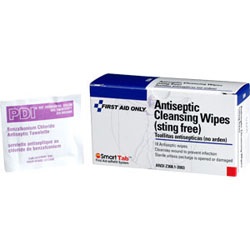 Antiseptic Cleansing Wipe Sting Free - 18 per box B304F
