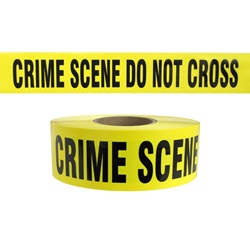 CRIME SCENE DO NOT CROSS - Barricade Tape 1000 ft Roll-2.5 Mil B31022Y49