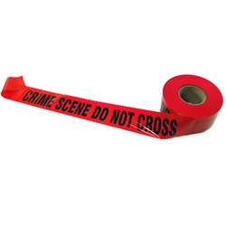 CRIME SCENE DO NOT CROSS - Red Barricade Tape 1000 ft Roll - 3 Mil B3103R49