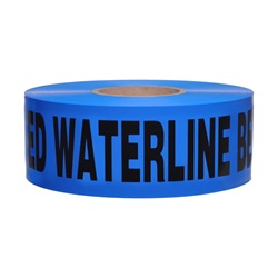 CAUTION BURIED WATERLINE BELOW - Non-Detectable Underground Warning Tape B3104B52