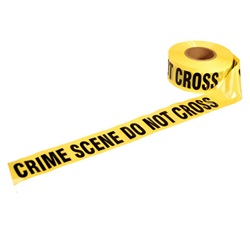 Crime Scene Do Not Cross - Tape - 1000 Ft Roll - 4 mil B3104Y49