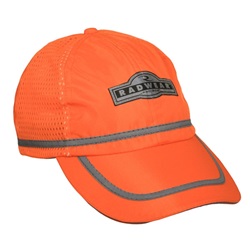 Radians Baseball Cap with Adjustable Closure - Orange with Radwear Logo BC-O