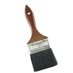 Rubberset One Coat Black China Bristle Brush Trim BCBB