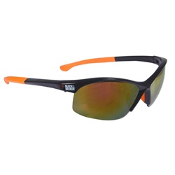 Black & Decker BD220-FC Safety Glasses - Black Frame - Fire Mirror Lens BD220-FC