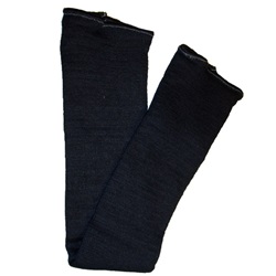 Sperian 2-Ply Kevlar/Cotton Blend Cut Resistant Sleeve - 18 inch - Black - Non-Slip BK-KVCS-2-18-NS