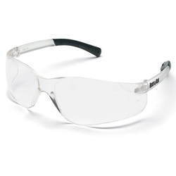 Crews BearKat Safety Glasses - Clear Frame - Clear Lens BK110