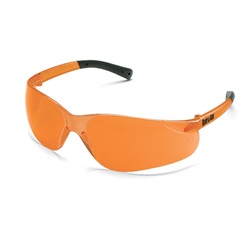 Crews BearKat Safety Glasses - Orange Frame - Orange Lens BK116