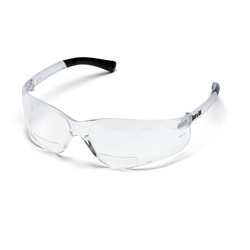 Crews BearKat Safety Glasses - Clear Temples - Clear Bifocal Lens BKH