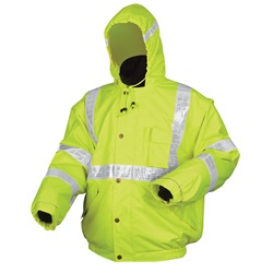 4 in 1 ANSI Class 3 Polyester Bomber Plus Jacket BPCL3L