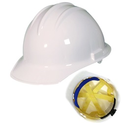 Classic Bullard Ratchet Cap Hard Hat - White C30WHR