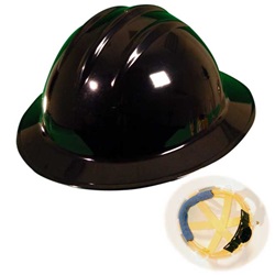 Bullard Model C33R Ratchet Full Brim Hard Hat - Black C33BKR