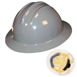 Classic Bullard Ratchet Full Brim Hard Hat- Dove Grey C33DGR