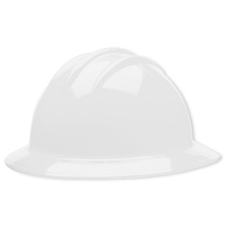 Bullard Classic C34 Full Brim Ratchet Hard Hat - White C34WHR