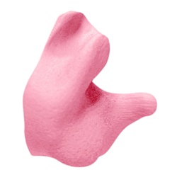 Radians Custom Molded Earplugs Poly Bag With Pink Plugs NRR 26 CEP001-P