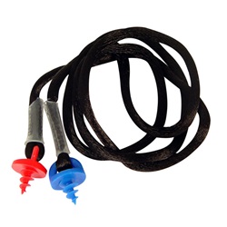 Radians Custom Molded Earplugs Black Neckcord With Screws CEPNC-B