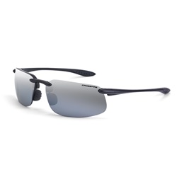 CrossFire ES4 Safety Glasses - Black Frame - Silver Mirror Lens CFS-2123