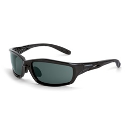 CrossFire Infinity Safety Glasses - Black Frame - Smoke Lens CFS-241