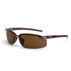 CrossFire ES5 Safety Glasses - Brown Frame - Brown Polarized Lens CFS-291113
