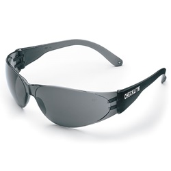 Crews Checklite Safety Glasses - Smoke Frame - Gray Lens CL112