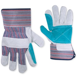 CLC Work Gloves - Double Leather Palm Safety Cuff - Bulk Pack CLC2049B