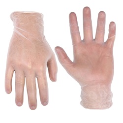 CLC Work Gloves - Vinyl Disposable Pre-Powdered Gloves CLC-2325