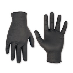 CLC Pit Crew Gloves - Black Nitrile Disposable Box CLC-2337