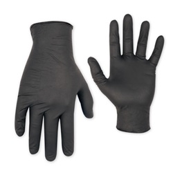 CLC Pit Crew Gloves - Black Nitrile Disposable Box CLC2337
