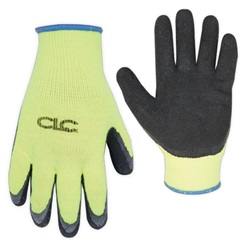 CLC Winter Gloves - Hi-Viz Cold Weather Latex Gripper CLC2339