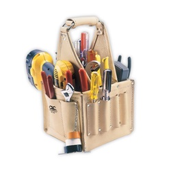 CLC 8.5 in. Leather Electrical and Maintenance Tool Carrier CLC526