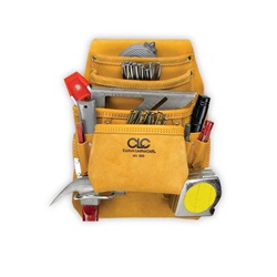 CLC 10 Pocket Carpenters Nail and Tool Bag - Yellow CLCI933