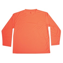 CLC SS09 Non-ANSI Long Sleeve Safety Shirt - Orange CLC-SS09
