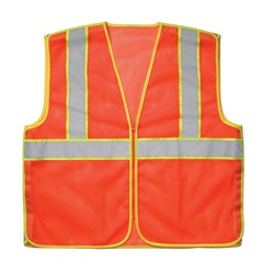 CLC SV11 Class 2 Extra Length Safety Vest - Orange CLC-SV11