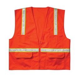 CLC SV15 Economy Non ANSI Surveyor Safety Vest - Orange CLC-SV15