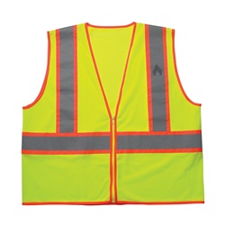 CLC SV34 Class 2 FR Two-Tone Safety Vest - Yellow/Lime CLC-SV34