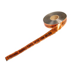 CAUTION BURIED FIBER OPTIC LINE BELOW - Detectable Underground Warning Tape D2105O51-457