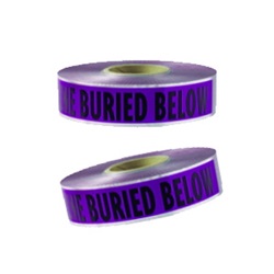 CAUTION BURIED RECLAIMED WATER LINE BELOW - Detectable Underground Warning Tape D2105PP115-457