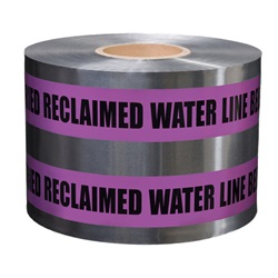 CAUTION RECLAIMED WATER LINE - Detectable Underground Warning Tape D6105PP115-457
