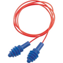 AirSoft 27 NRR Multiple-Use Earplugs w/Red Polycord 100 Per Box DPAS30R