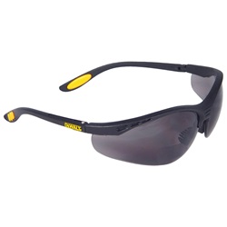 DeWalt DPG59-2 Reinforcer Rx Safety Glasses - Black Frame - Smoke Bifocal Lens DPG59-2D