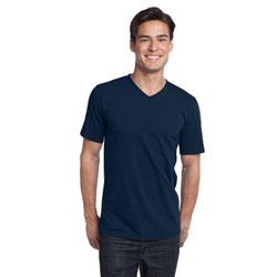 District Threads Young Mens Concert V-Neck Tee - New Navy DT5500-New-Navy