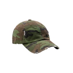 District DT600 Distressed Cap - Camo DT600-Camo