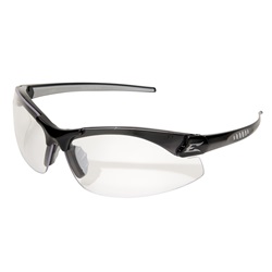 Edge Zorge Magnifier Safety Glasses Black Frame with Clear Lenses DZ111