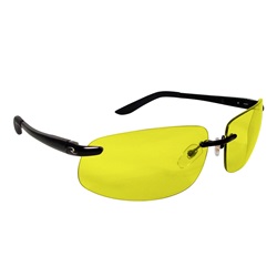 Radians Eclipse RXT Shooting Glasses - Black Temples - Amber Photochromic Lens EC0140BX