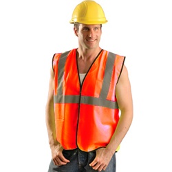 OccuNomix Class 2 Value Solid Vest - Orange - Clearance ECO-G-ORANGE