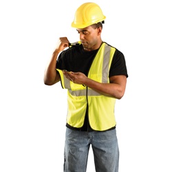 OccuNomix ECO-GCB Value Class 2 Breakaway Mesh Safety Vest - Yellow/Lime ECO-GCB-YELLOW