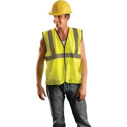 OccuNomix ECO-GCL Value Class 2 Mesh Safety Vest - Yellow/Lime ECO-GCL-YELLOW